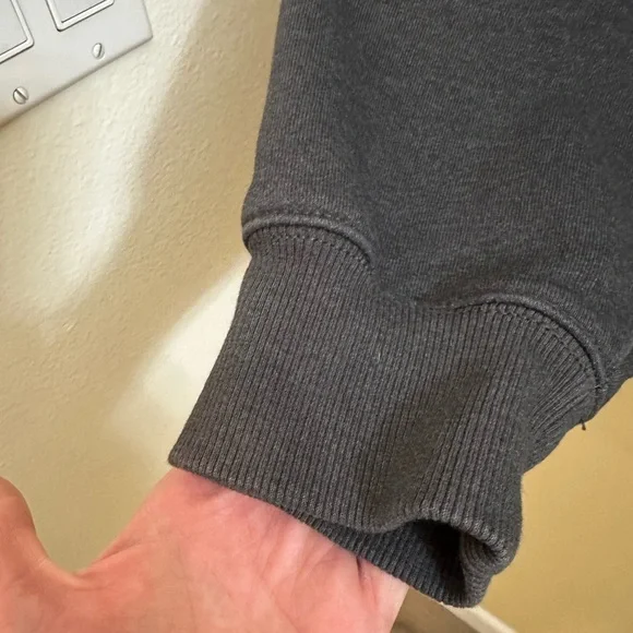 Carhartt Dark Gray Rain Defender Hoodie with Logo - Picture 4 of 12